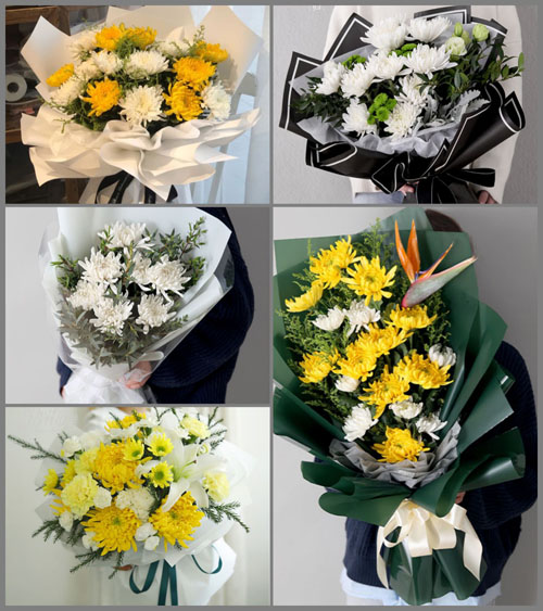 贵州黔南州惠水县雅水镇播潭村白事花束代送
